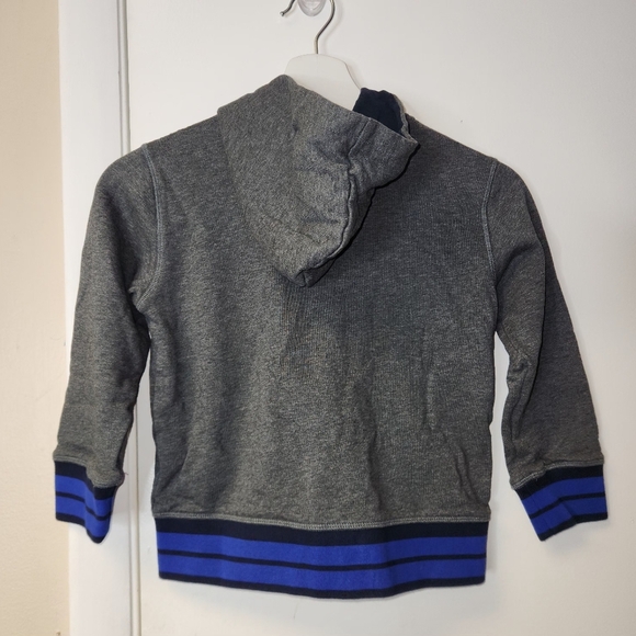 PSYCHO BUNNY Kid's Warwick Color Block Logo Hoodie In Heather Storm Size XS 5-6 - Picture 13 of 16